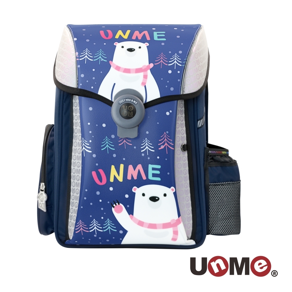 【UnMe】夢想家U型護脊減壓磁扣書包-萌趣北極熊