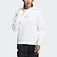 Adidas Ust Hood Oct T2 HR2596 女 連帽上衣 帽T 運動 訓練 休閒 簡約 亞洲版 白 product thumbnail 1