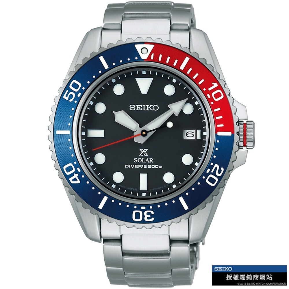 SEIKO 精工 Prospex DIVER SCUBA 太陽能潛水錶-(V157-0DP0R/SNE591P)