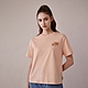 GIORDANO 女裝寬版印花上衣 Nature Lover系列 - 61 沙褐粉紅 product thumbnail 1