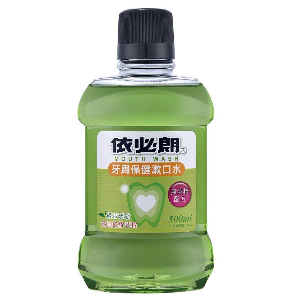 ä¾å¿…æœ—ç„¡é…'ç²¾ç‰™å'¨ä¿å¥æ¼±å£æ°´ ç¶ èŒ¶æ¸…æ–°500ml åŠ è´ˆ175mléš¨èº«ç