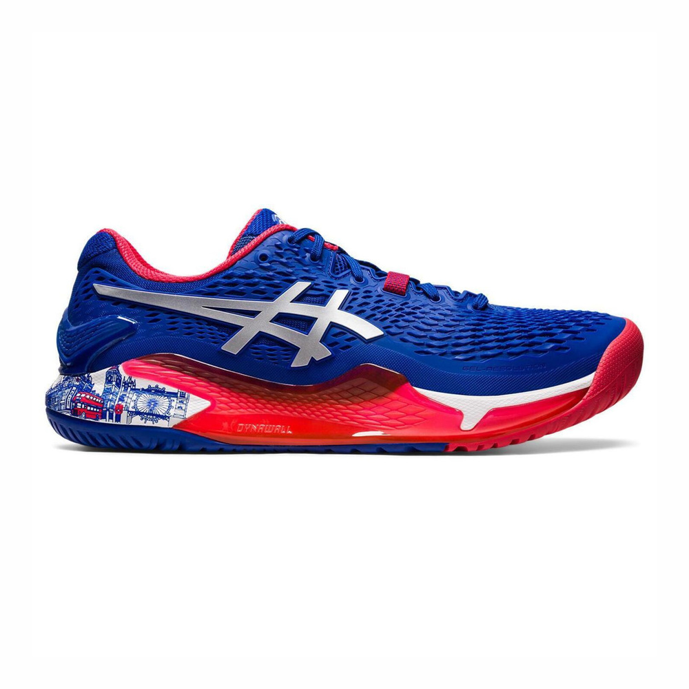 Asics GEL-Resolution 9 [1041A443-400] 男網球鞋運動比賽耐磨倫敦系列