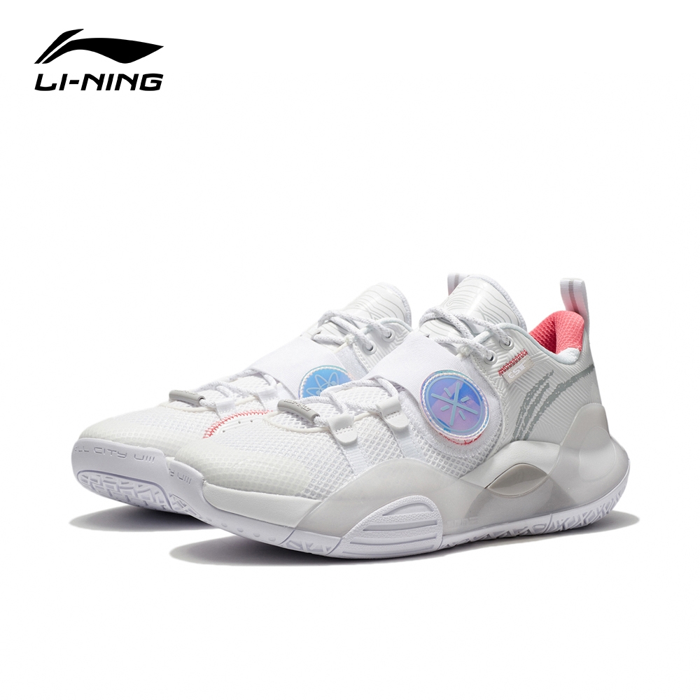 【LI-NING 李寧】ALL CITY 8 Lite 男子 減震回彈 籃球鞋  白 ABPS019-1