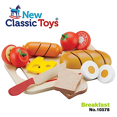 【荷蘭New Classic Toys】 輕食早餐切切樂10件組 - 10578