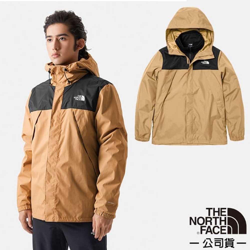 The North Face 男3效能防水透氣防風耐磨連帽二件式外套.夾克_7W7T-KOM 