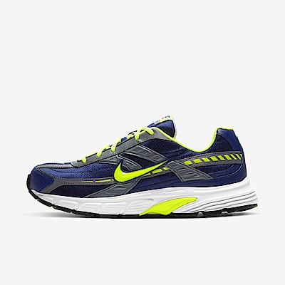 Nike Initiator [394055-400] 男 休閒鞋 運動 復古 慢跑 老爹鞋 透氣 緩震 深藍 螢光黃