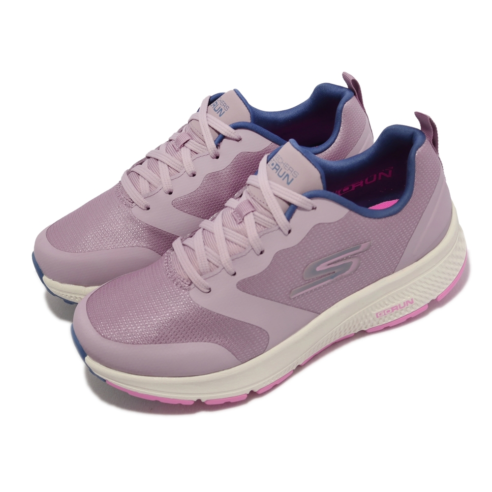 Skechers 慢跑鞋 Go Run Consistent 女鞋 紫粉 粉紅 路跑 健身 入門款 128275WMVE