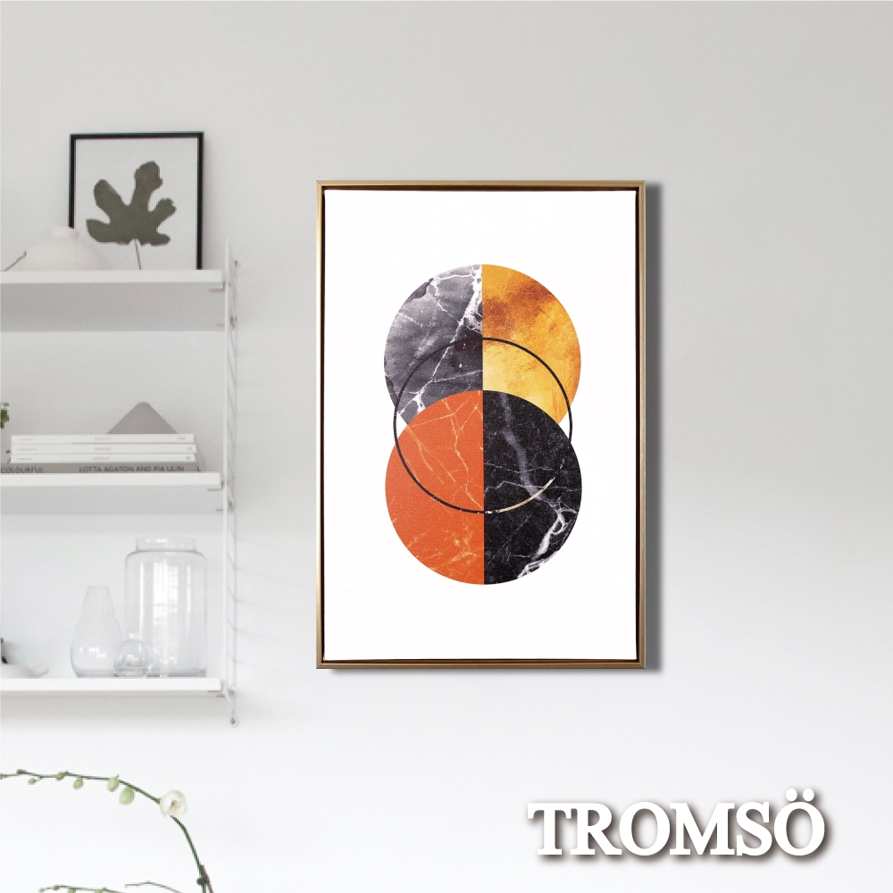 TROMSO 北歐時代風尚有框畫-日月晨環WA174