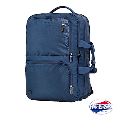 AT美國旅行者 Logix 兩用式大容量功能型筆電後背包(藍)