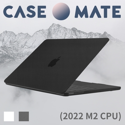 美國 CASE·MATE MacBook Air 13吋 (2022 M2 CPU) 輕薄殼 - 霧面透黑