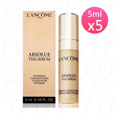 LANCOME蘭蔻 絕對完美黃金玫瑰永生活萃5ml*5