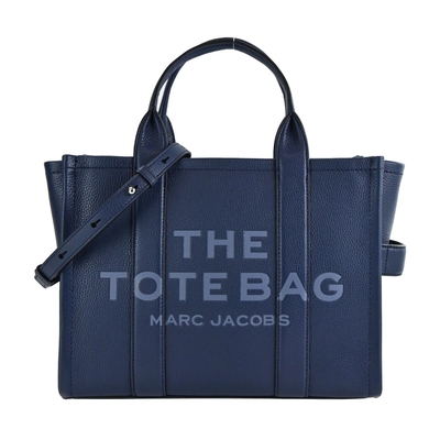 MARC JACOBS The Leather TOTE 皮革兩用托特包-小/靛藍