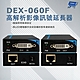 昌運監視器 DEX-060F DVI-D高解析影像訊號延長器 隨插即用 純外接式硬體設計 免安裝任何軟體或驅動程式 product thumbnail 1