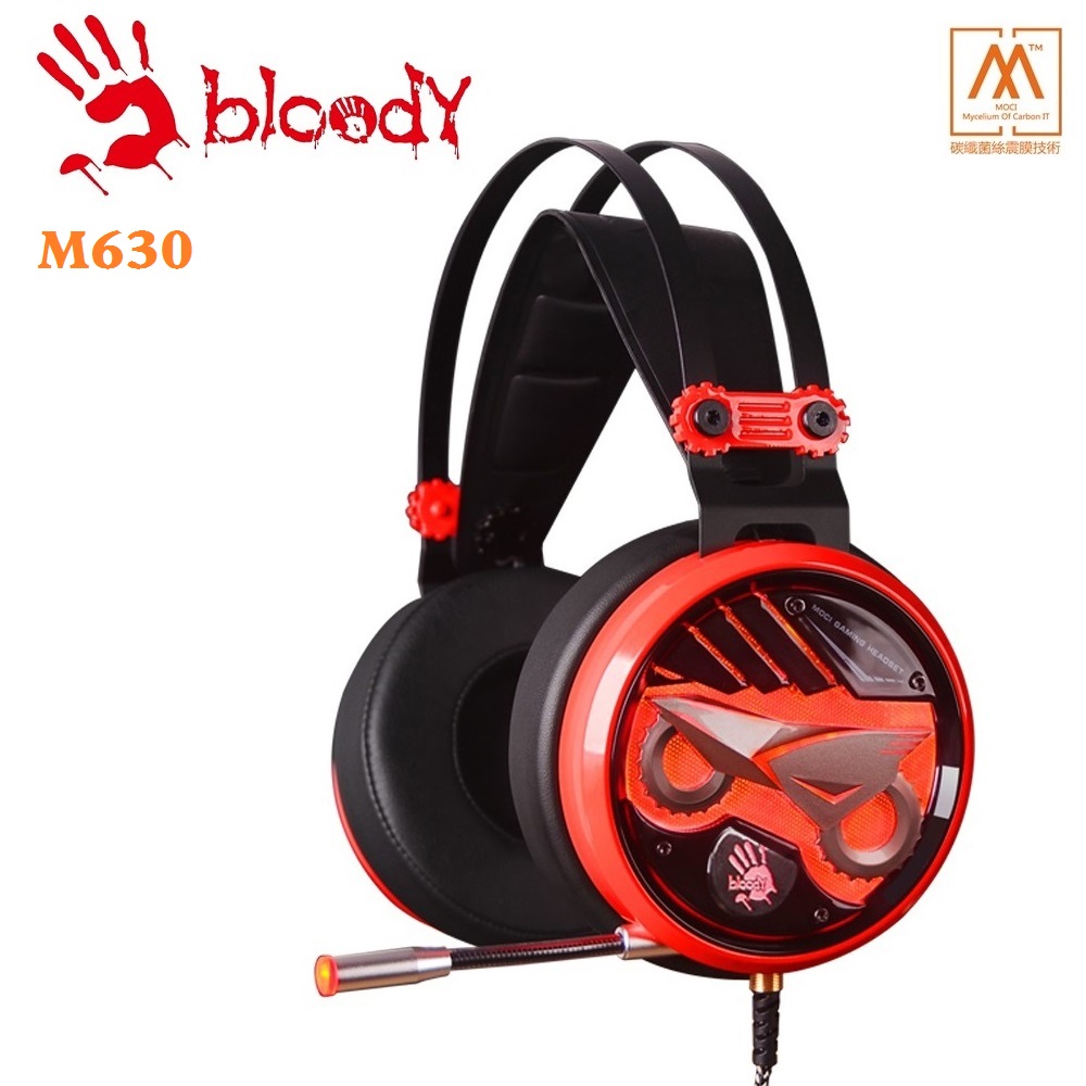 【A4 bloody】魔磁 雙核電競音樂耳機 M630