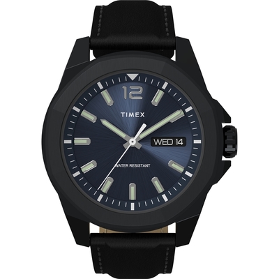 TIMEX 天美時 風格系列 44 毫米神秘藍經典手錶 (藍x黑 TXTW2V42900)