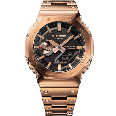 CASIO 卡西歐 G-SHOCK全金屬系列 太陽能 藍牙運動錶-GM-B2100GD-5A