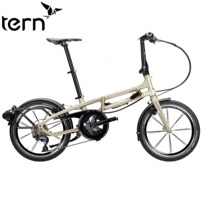 Tern 2019BYB P8 20吋8速可推行/拖行鋁合金摺疊單車-香檳金
