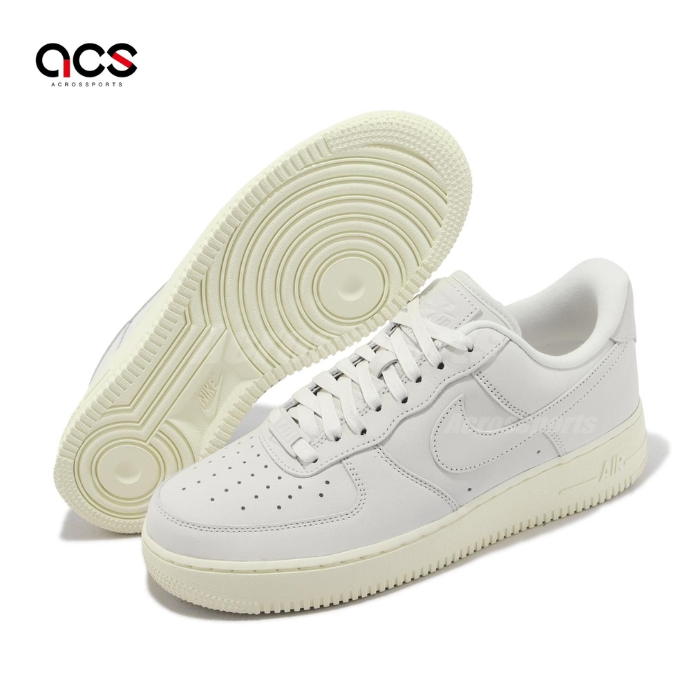 Nike 休閒鞋Wmns Air Force 1 PRM MF 女鞋灰奶油底AF1 低筒DR9503-100