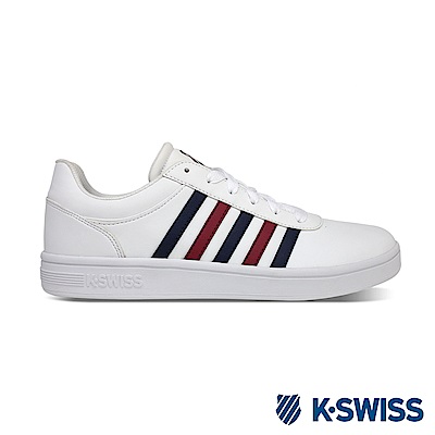 K-SWISS Court Cheswick S休閒運動鞋-女-白/藍/紅