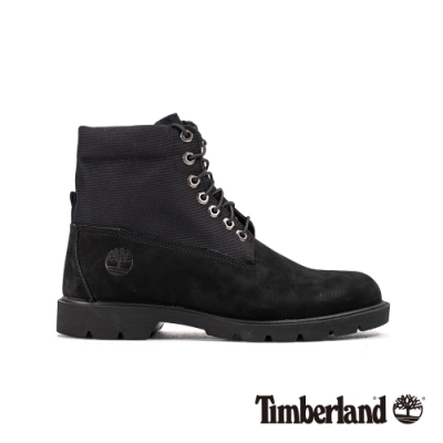 Timberland 男款黑色可反摺防水靴|6635A