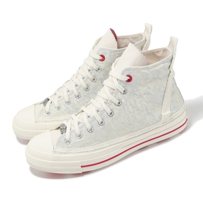 Converse 休閒鞋 Chuck 70 HI 男鞋 女鞋 米白 紅 CNY 龍年 復古 帆布鞋 70s 情侶鞋 A08701C