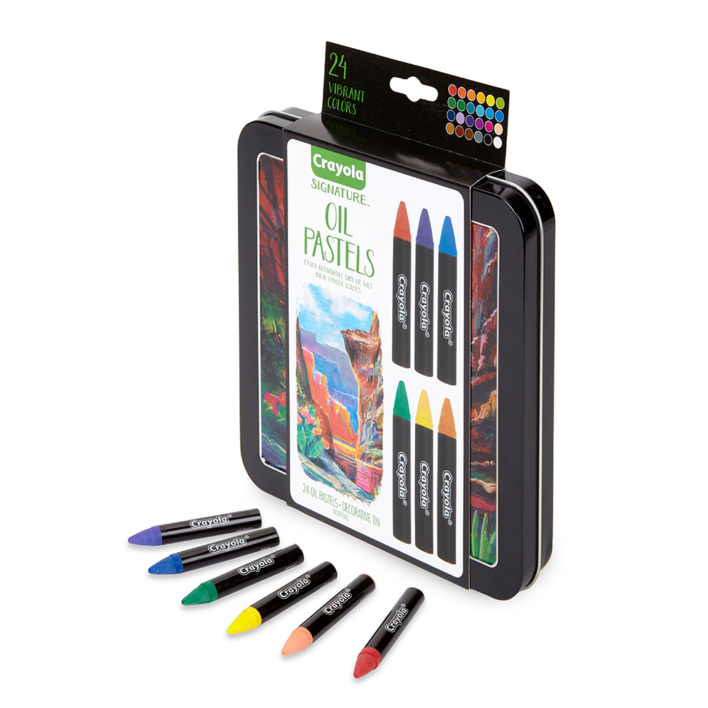 美國Crayola 繪兒樂 水溶性油蠟筆精裝組24色(9Y+)