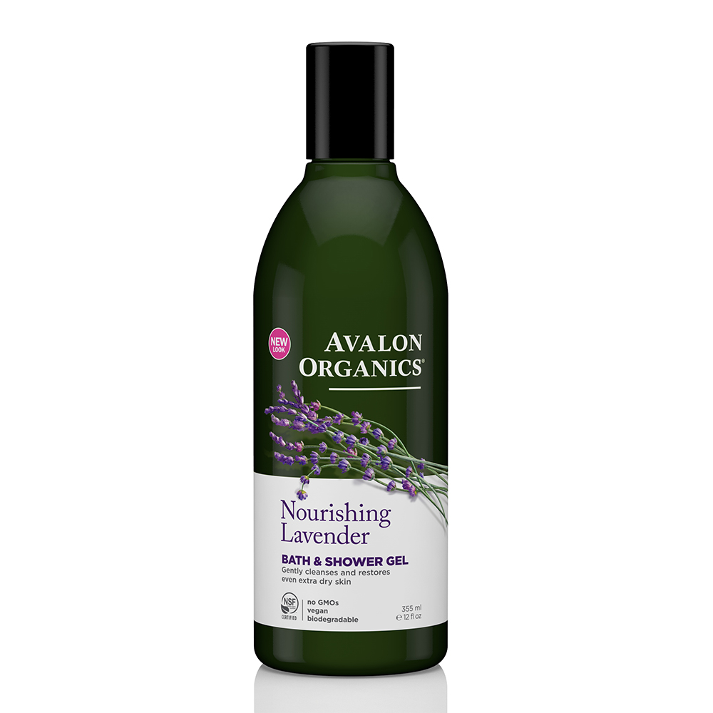 AVALON ORGANICS 薰衣草精油滋潤沐浴露(355ml/12oz)