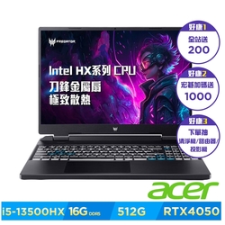 Acer 宏碁 Predator Helios Neo PHN16-71-57LQ 16吋電競筆電( i5-13500HX/16G/512GB/RTX4050/Win11)