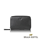 【BRAUN BUFFEL 德國小金牛】台灣總代理 路西奧 拉鍊零錢包-黑色/BF399-161-BK product thumbnail 2