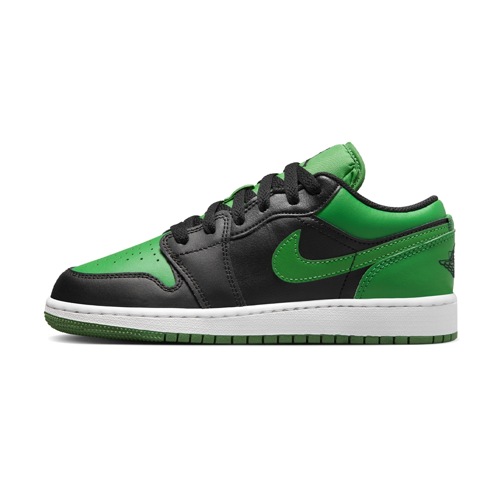 Nike Air Jordan 1 Low GS Lucky Green 女鞋大童鞋綠白色喬丹休閒鞋