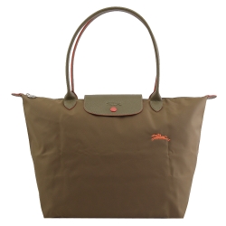 LONGCHAMP Le Pliage Collection電繡賽馬長把手提包(