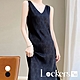 【Lockers 木櫃】法式輕奢高級感真絲吊帶連衣裙 L113041601 product thumbnail 1