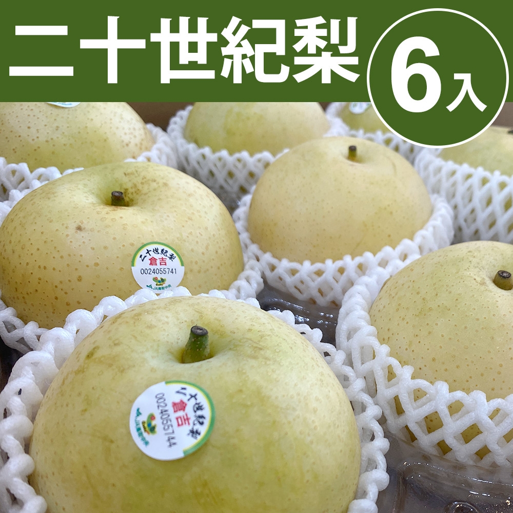 【甜露露】日本鳥取二十世紀梨6入(2.4kg±10%)