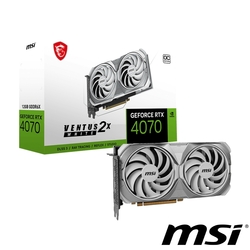 MSI 微星 GeForce RTX 4070 VENTUS 2X WHITE 12G OC 顯示卡