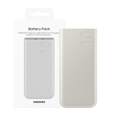 SAMSUNG 原廠 10000mAh 25W Type C雙向閃充行動電源 (EB-P3400)