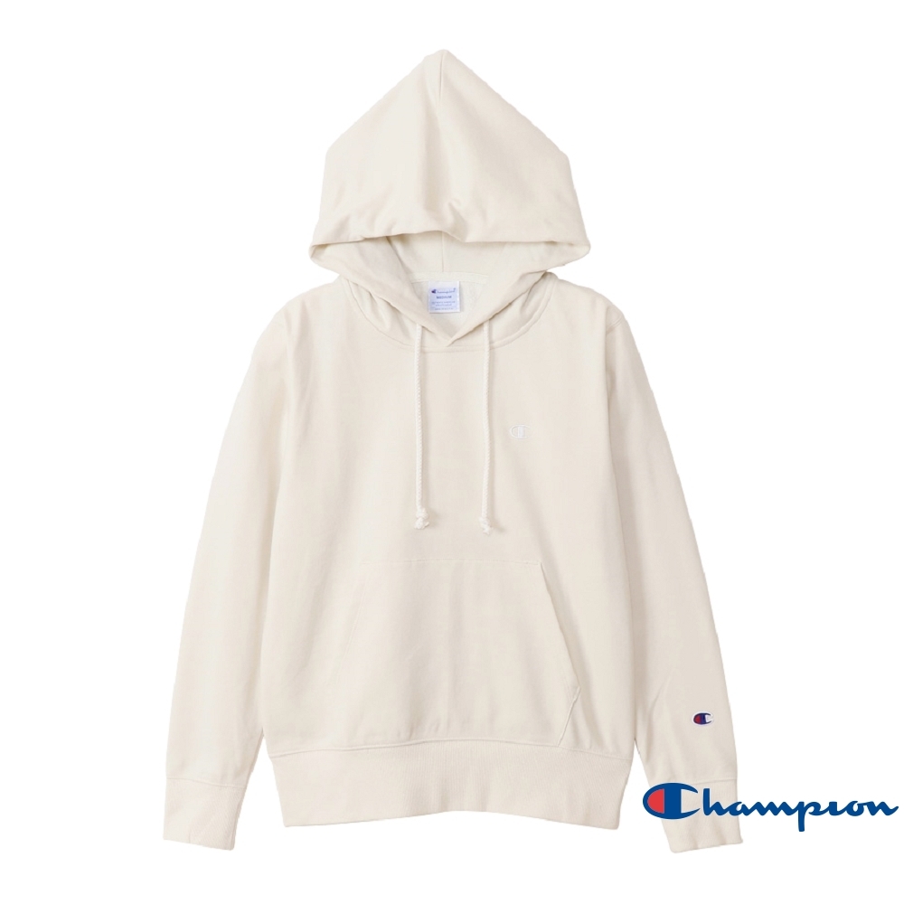 Champion Women's素面連帽Tee(米白色)