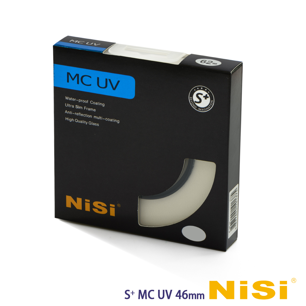 NiSi 耐司 S+MCUV 46mm Ultra Slim PRO 超薄雙面多層鍍膜UV