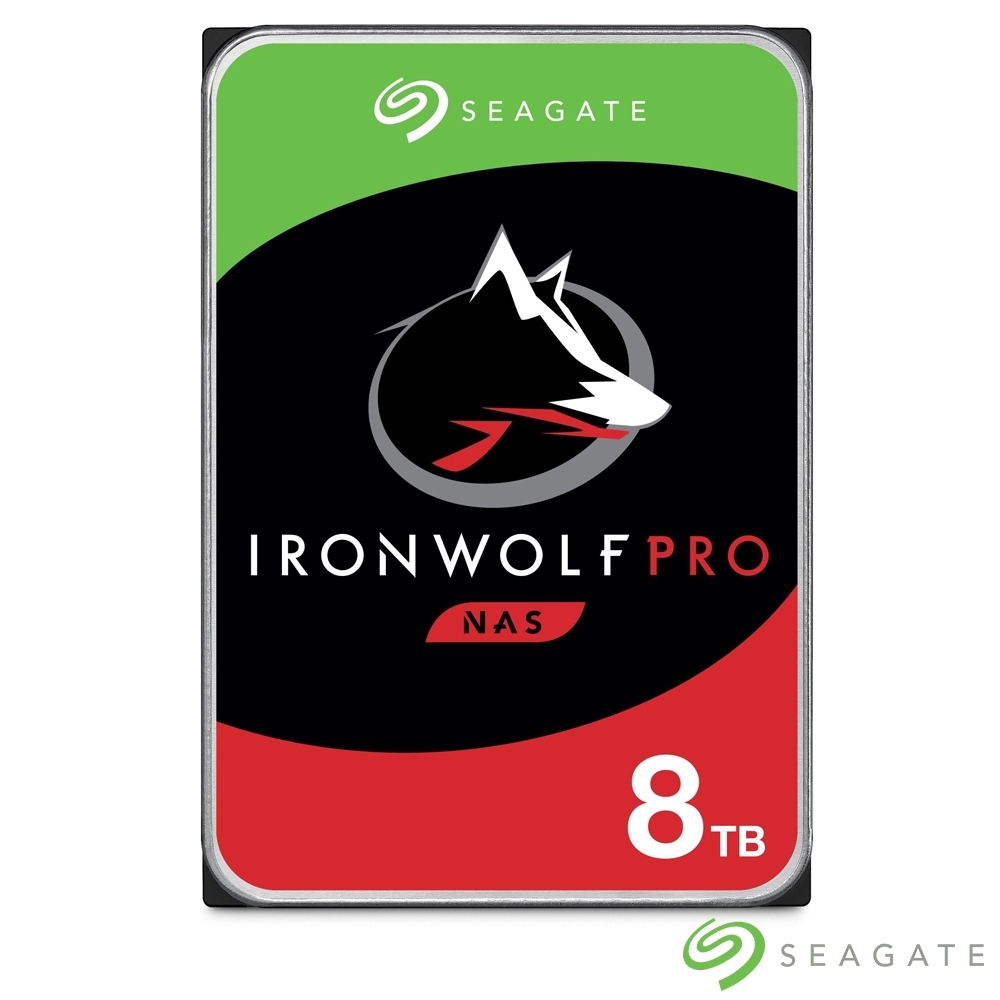 Seagate IronWolf Pro 8TB NAS專用碟 ST8000NE001（三年資料救援）