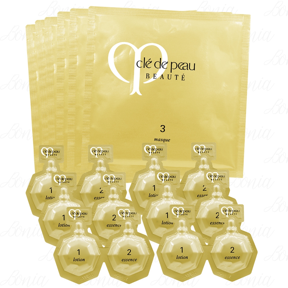 Cle de Peau Beaute 肌膚之鑰 激光甦活修護組(精華露3ml*6+菁萃2ml*6+面膜36.5g*6)(公司貨)