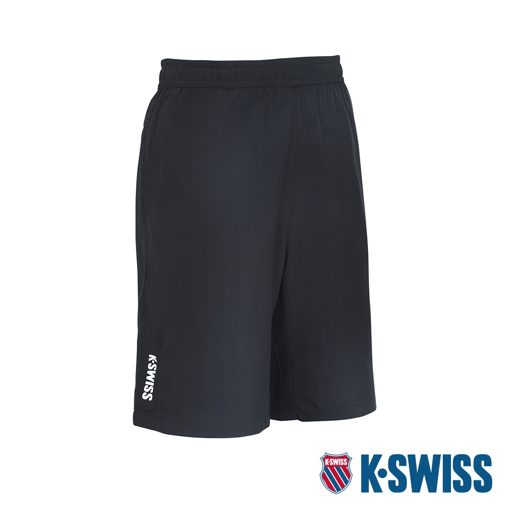 K-SWISS PF Woven Shorts 運動短褲-男-黑