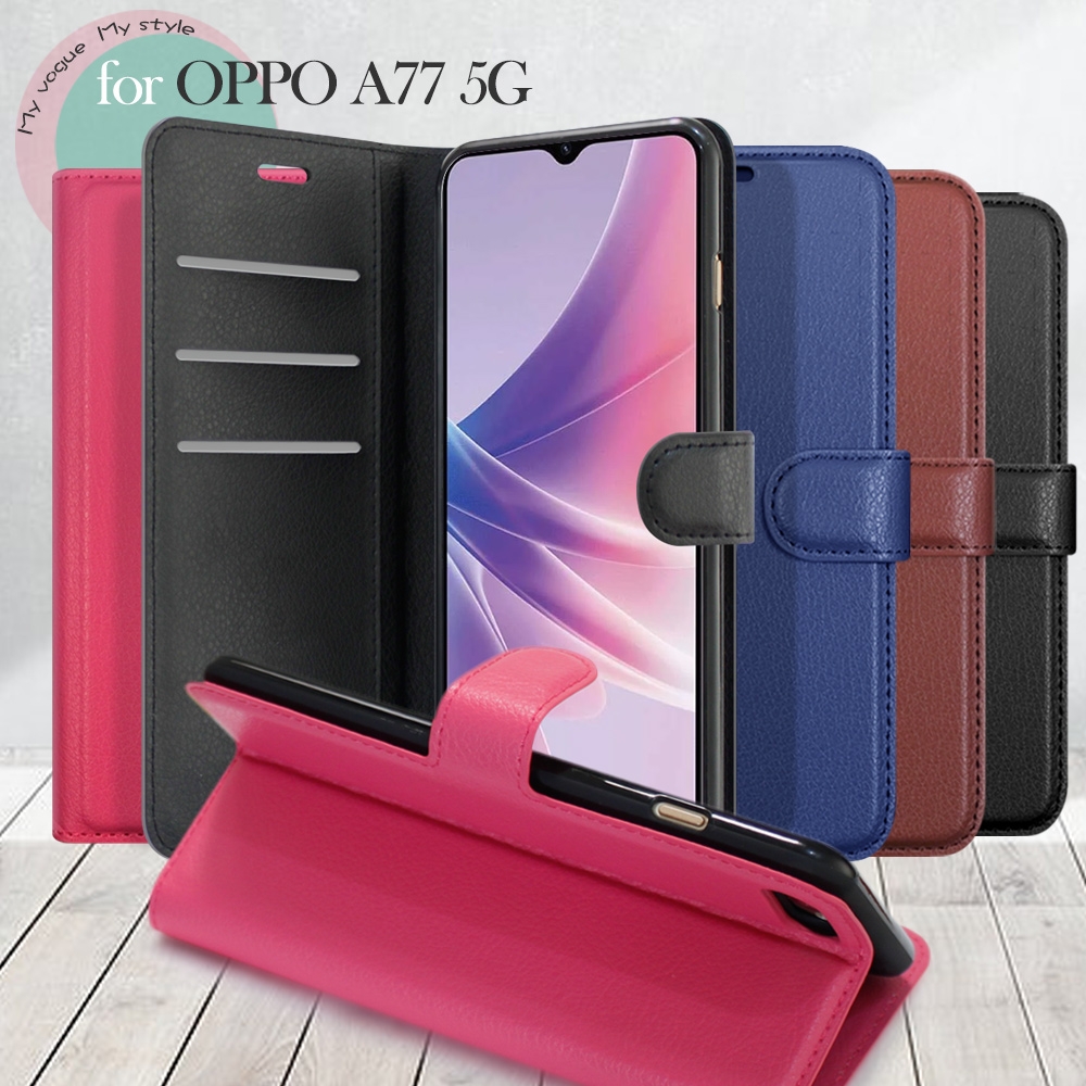 Dapad for OPPO A77 5G 百搭時代多卡式夾層皮套