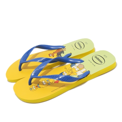 Havaianas 拖鞋 Simpsons Flip Flops 男鞋 黃藍 辛普森家庭 夾腳拖 人字拖鞋 41378892197U