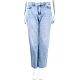 Karl Lagerfeld K字母鬚邊褲腳淺藍色直筒牛仔褲 product thumbnail 1