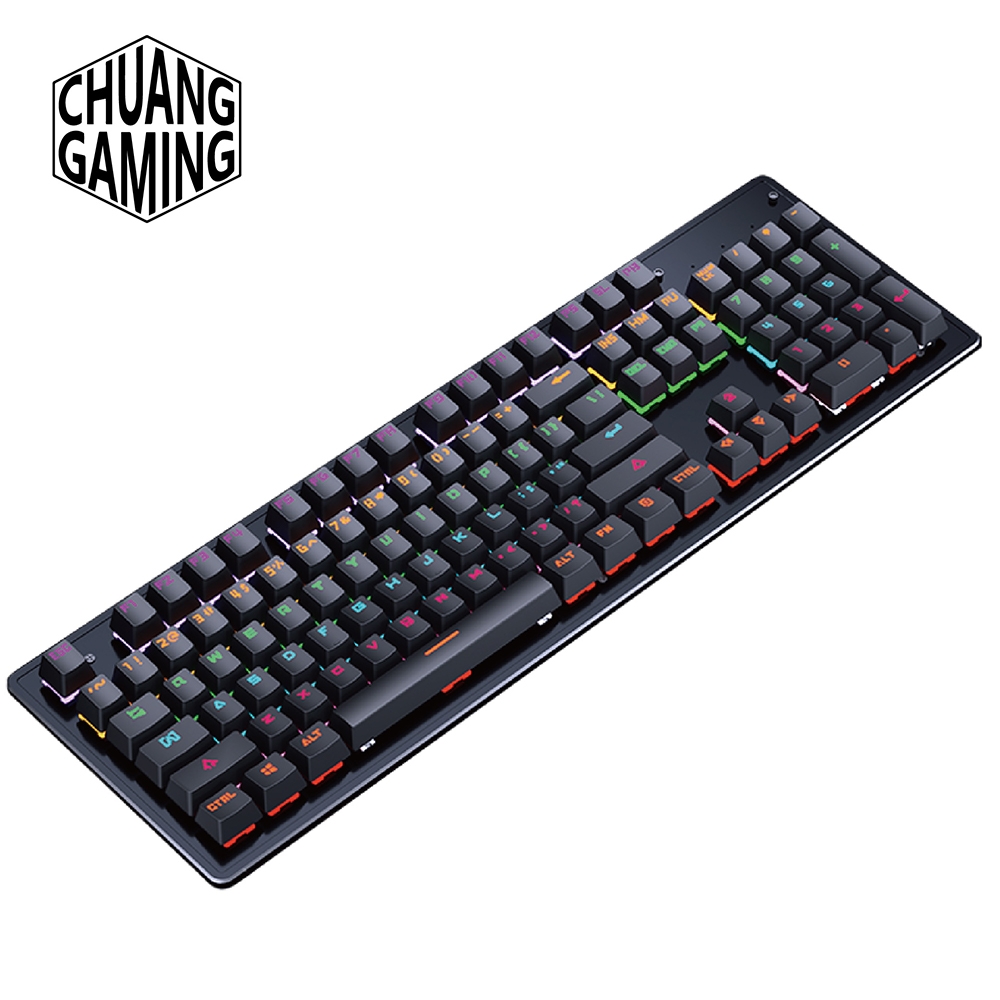 Chuang Gaming KU20 有線RGB背光機械式鍵盤-青軸