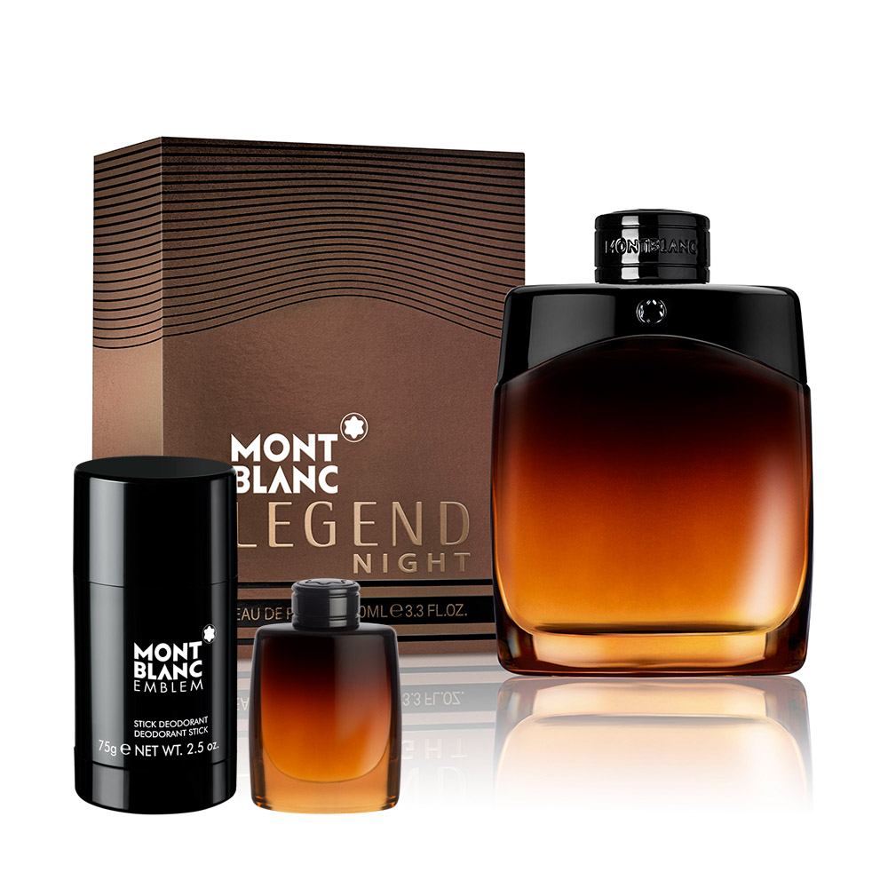 MONTBLANC 傳奇紳夜男仕淡香精100ml(贈隨機體香膏乙瓶+小香乙瓶)