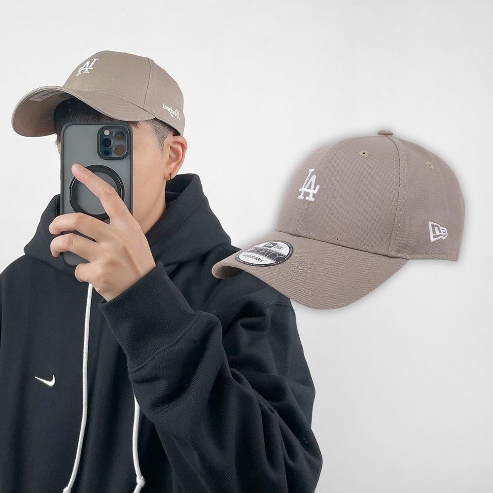 New Era 棒球帽 Color Era 棕 白 940帽型 可調式帽圍 洛杉磯道奇 LAD 老帽 帽子 NE14148156