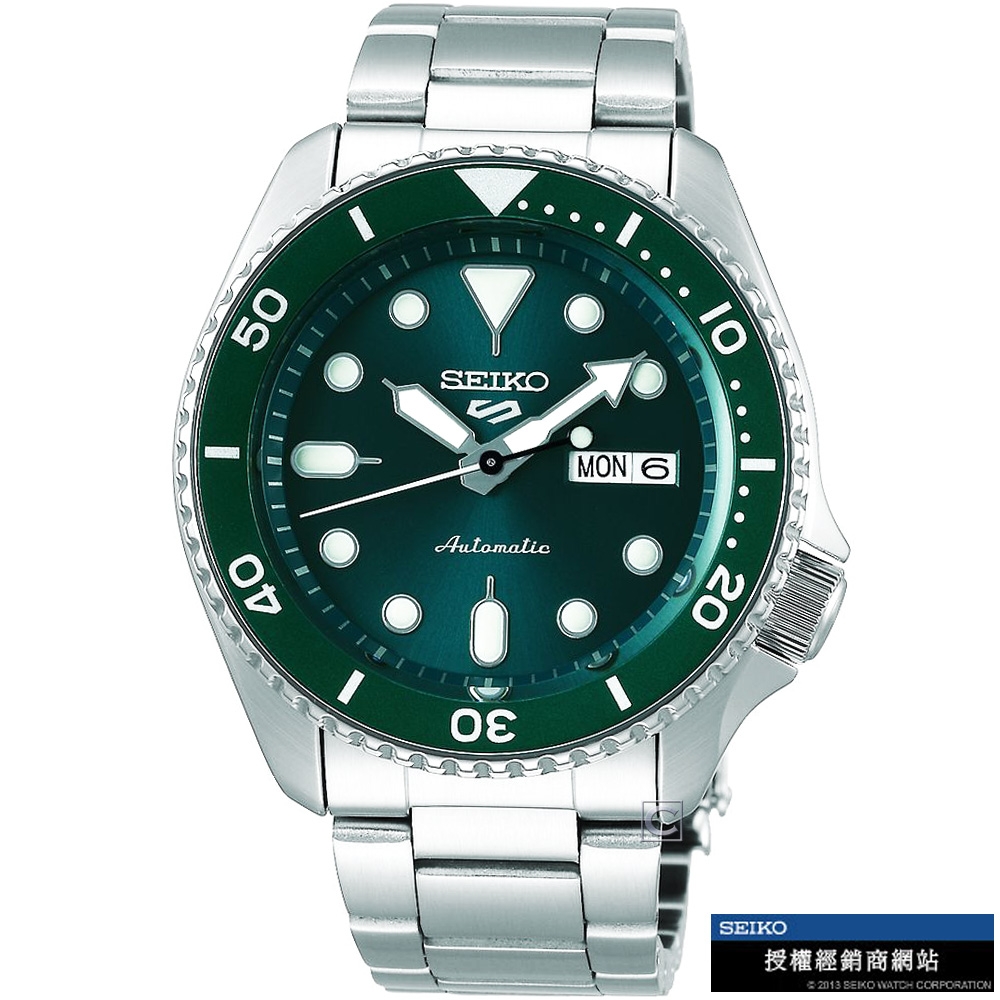 SEIKO 精工 5 Sports 系列 綠水鬼機械錶 (4R36-07G0M/SRPD61K1)綠/42.5mm ˍSK040