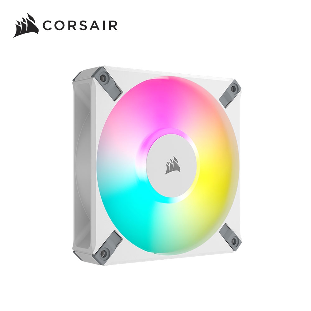 海盜船 CORSAIR AF120 RGB ELITE 白色機殼風扇-單入