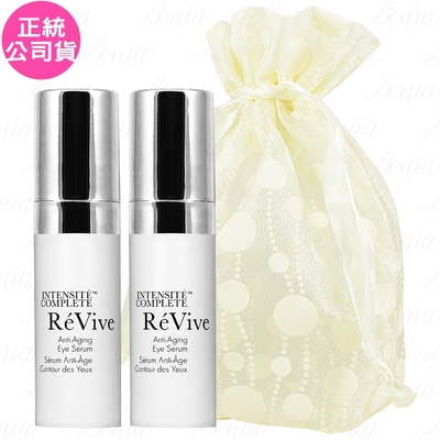 【即期品】ReVive 六胜肽眼部抗皺精華(3ml)*2旅行袋組(公司貨)