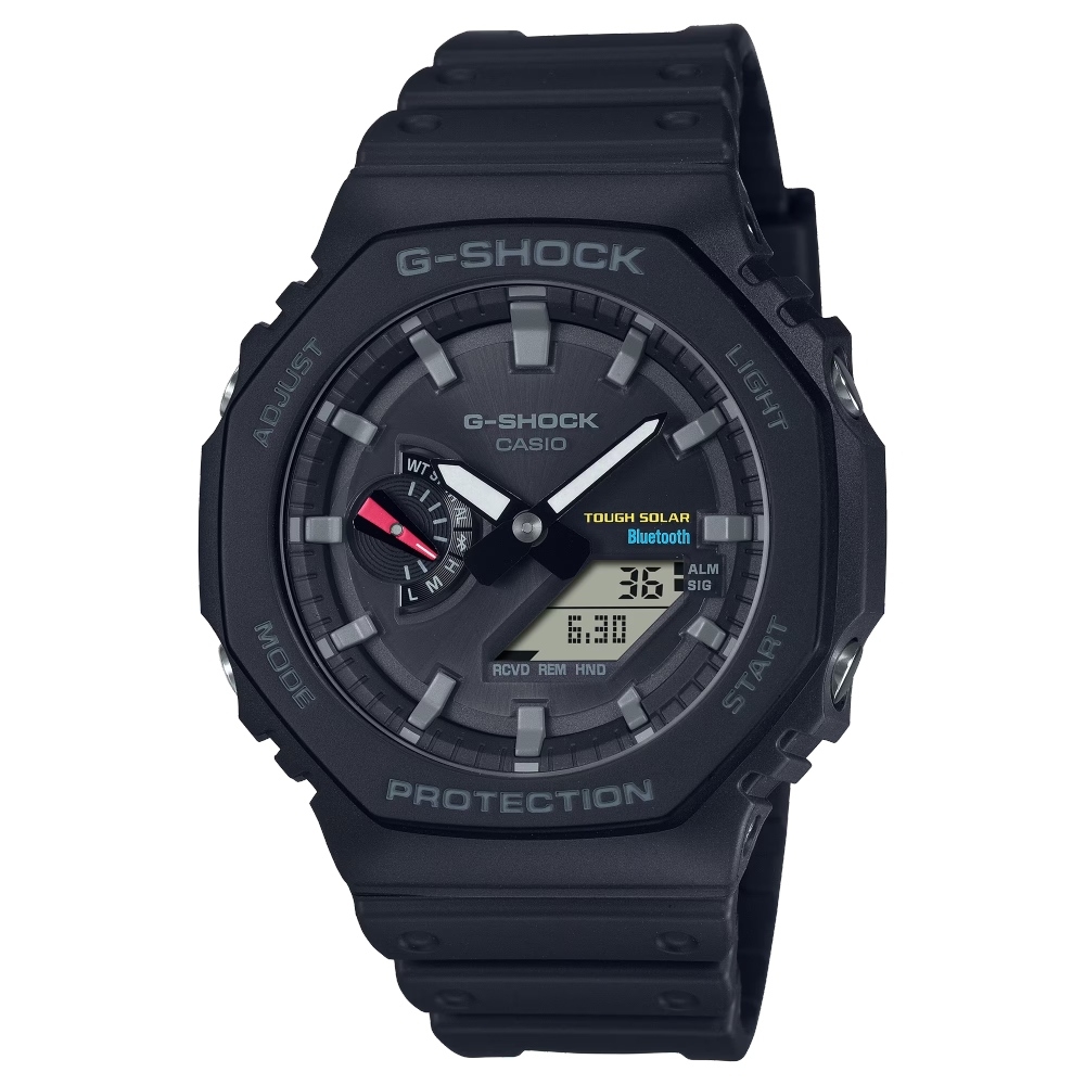 CASIO卡西歐八角藍芽連線G-SHOCK雙顯錶(GA-B2100-1A) | G-SHOCK